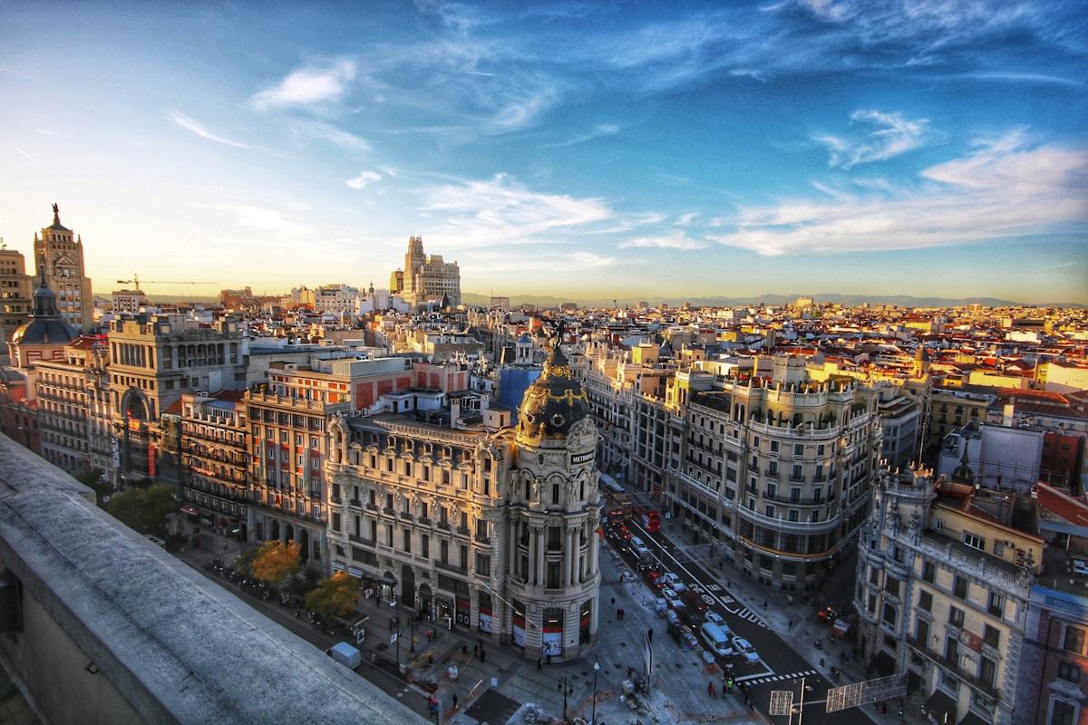 Barcelona cityscape with Sagrada Familia representing student life in Spain