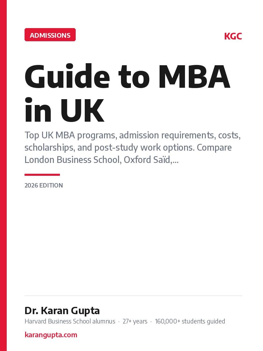 The Complete Guide to MBA in UK 2026