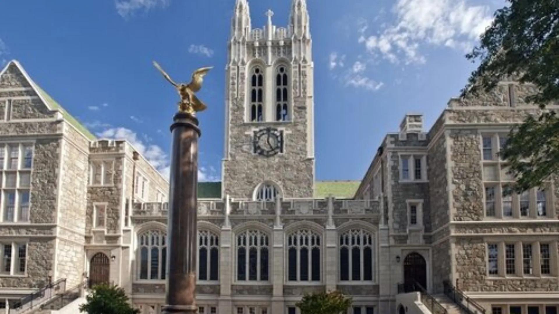 Boston College campus
