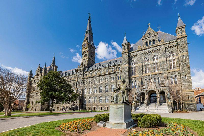 Georgetown University campus Washington DC