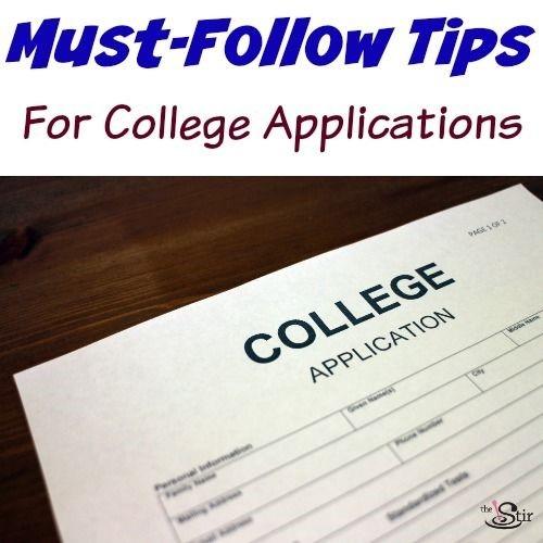 College Application Tips...