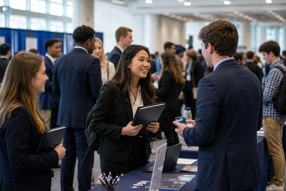 American Career Fair Networking: The Pitch That Helps Students Stand Out