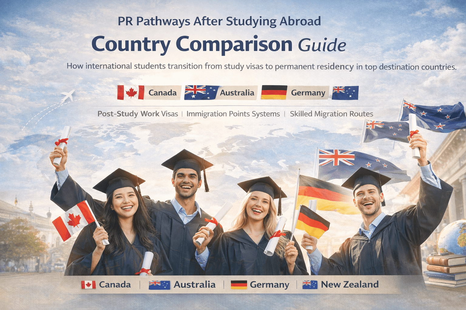 PR Pathways After Studying Abroad: Country Comparison