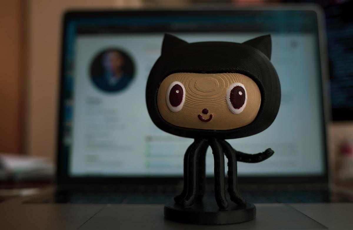 Computer screen showing code repository representing GitHub portfolio for developers
