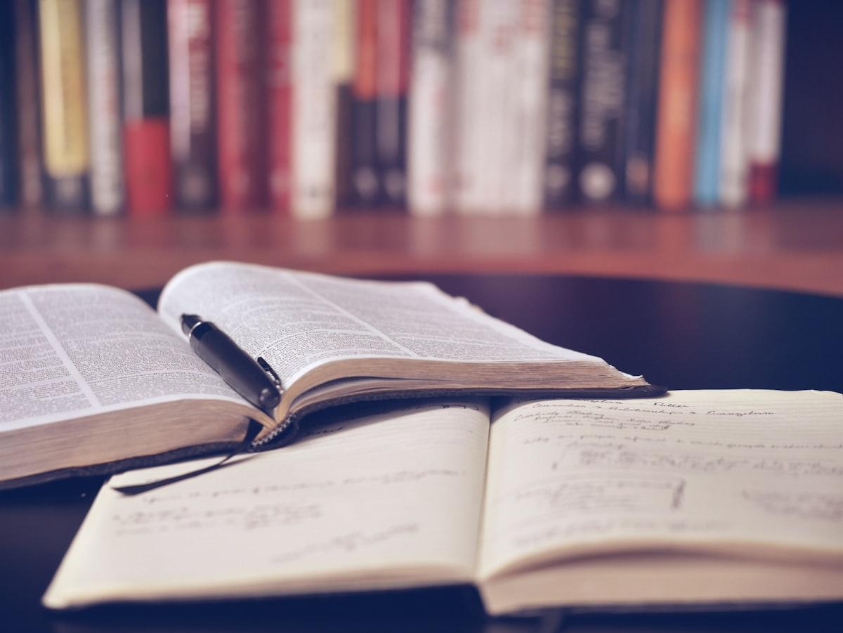 Student studying for IELTS exam preparation