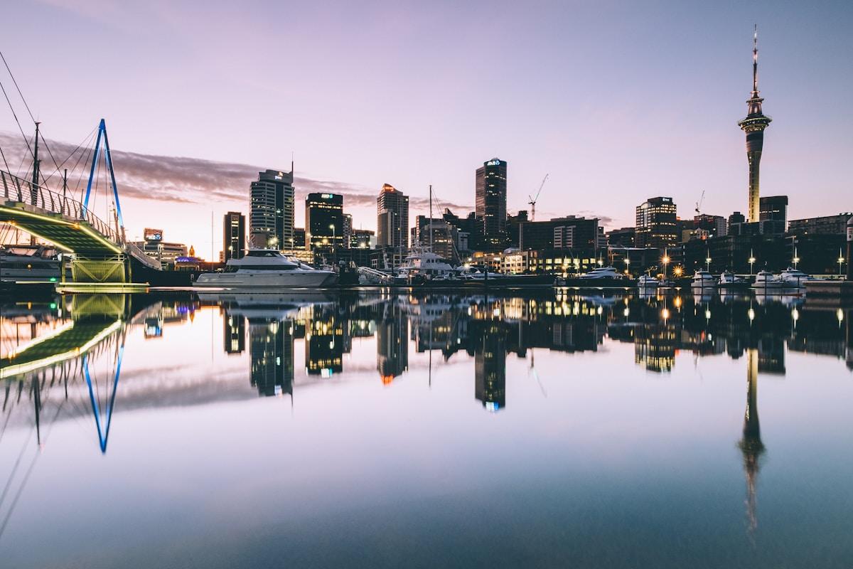 New Zealand cityscape with harbor representing MBA study destination