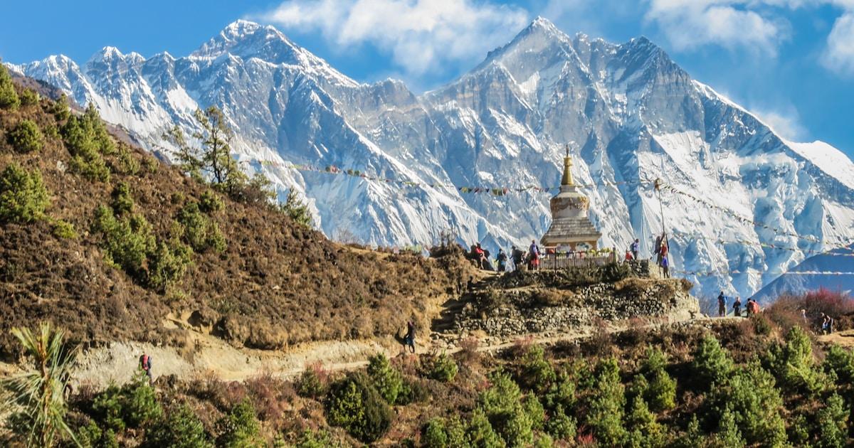 Nepal landscape with mountains representing affordable MBBS medical education for Indian students