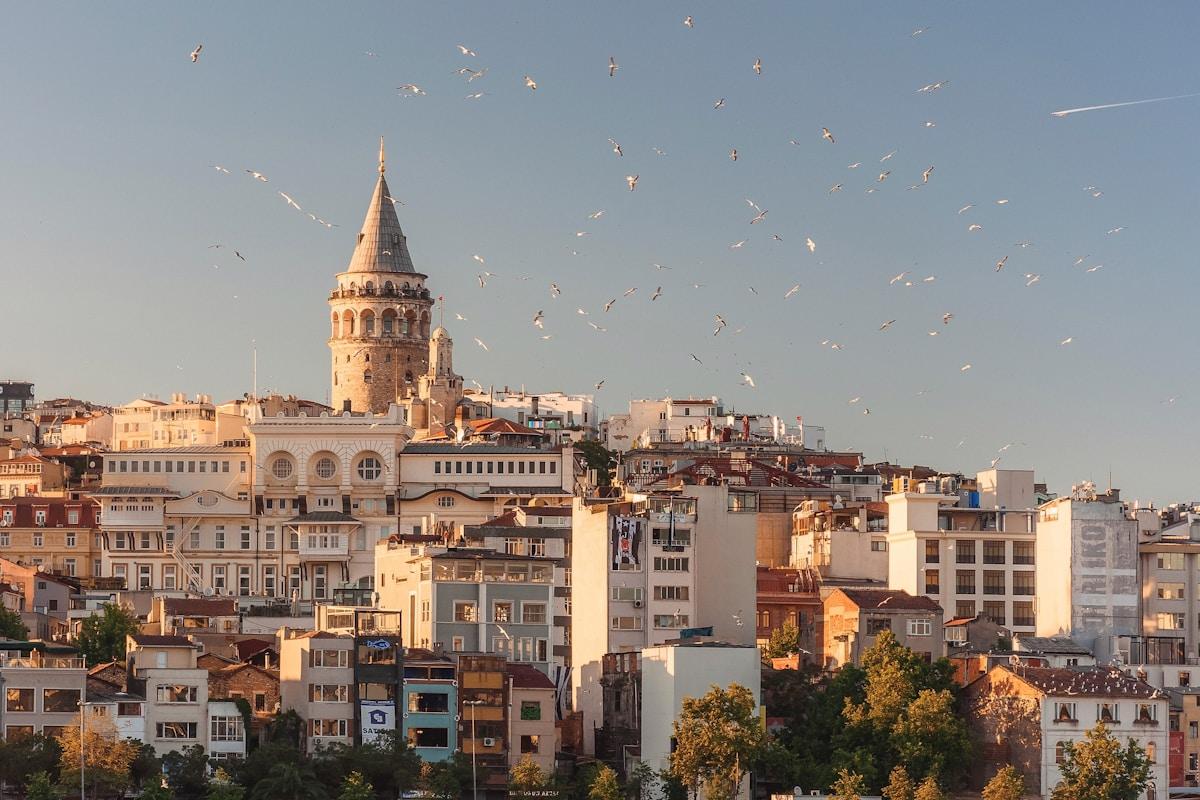 Istanbul skyline with mosques and Bosphorus strait representing scholarship opportunities for Indian students in Turkey