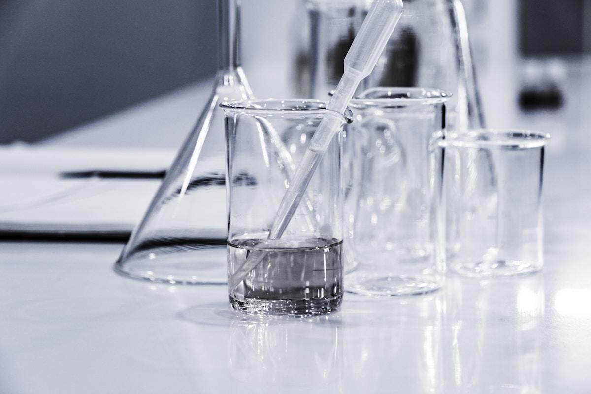 Student working in a university research laboratory with scientific equipment