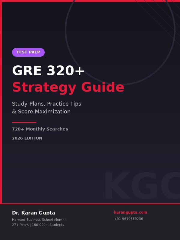 GRE 320+ Score Strategy Guide