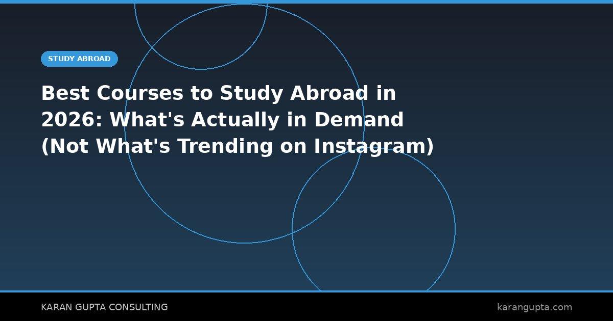 Best Courses to Study Abroad 2026 - International graduates celebrating