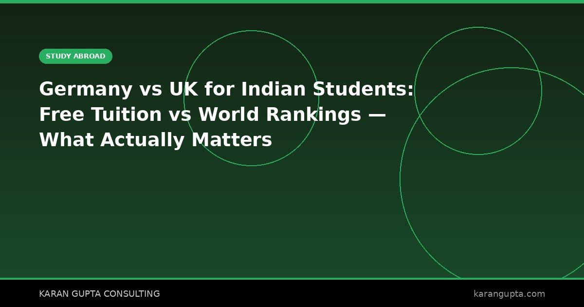 Germany vs UK - German university campus building