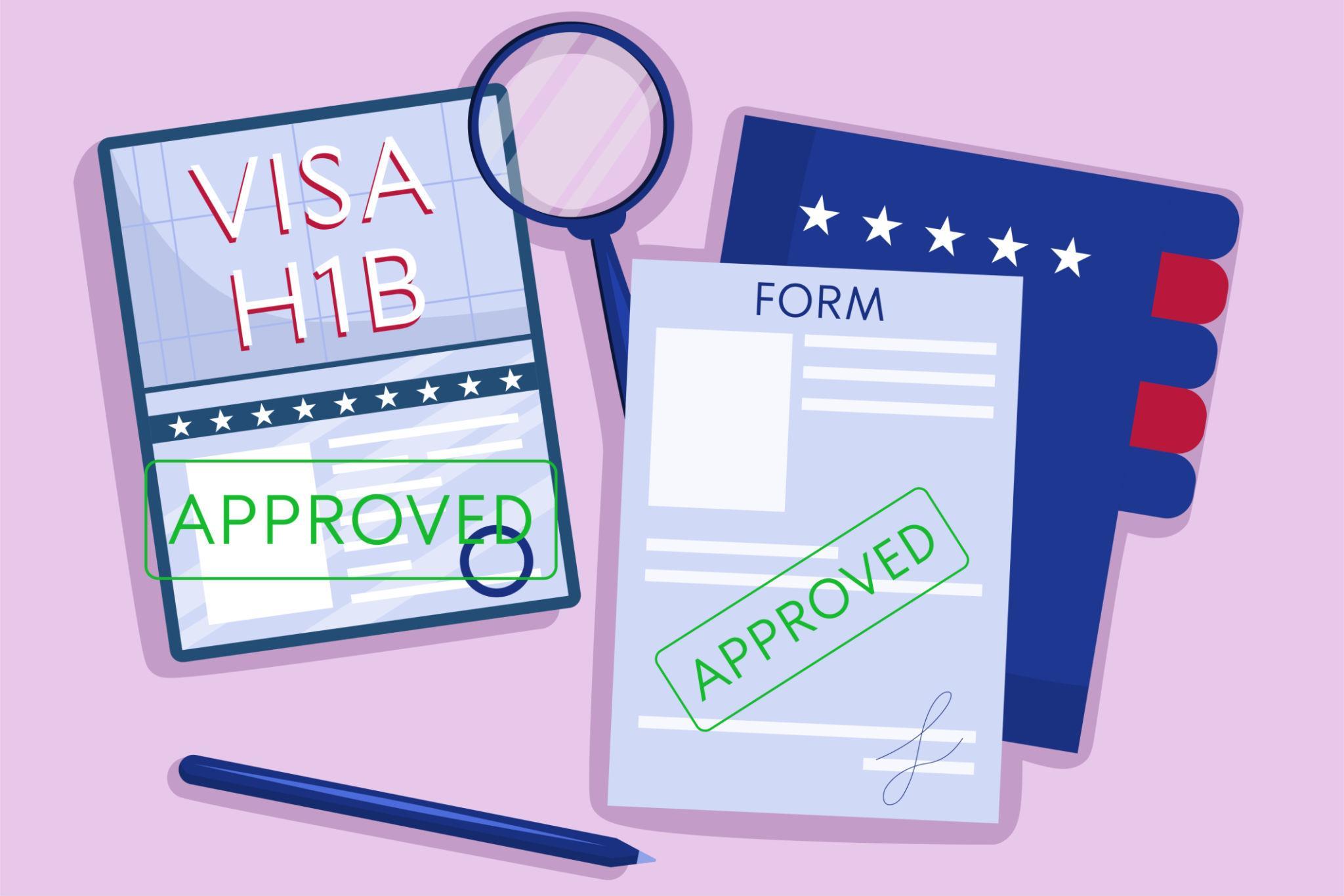 H-1B Visa Changes 2026 - visa approved illustration