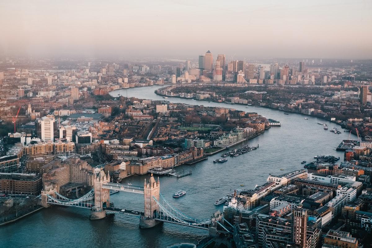London skyline with Tower Bridge representing UK student visa destination