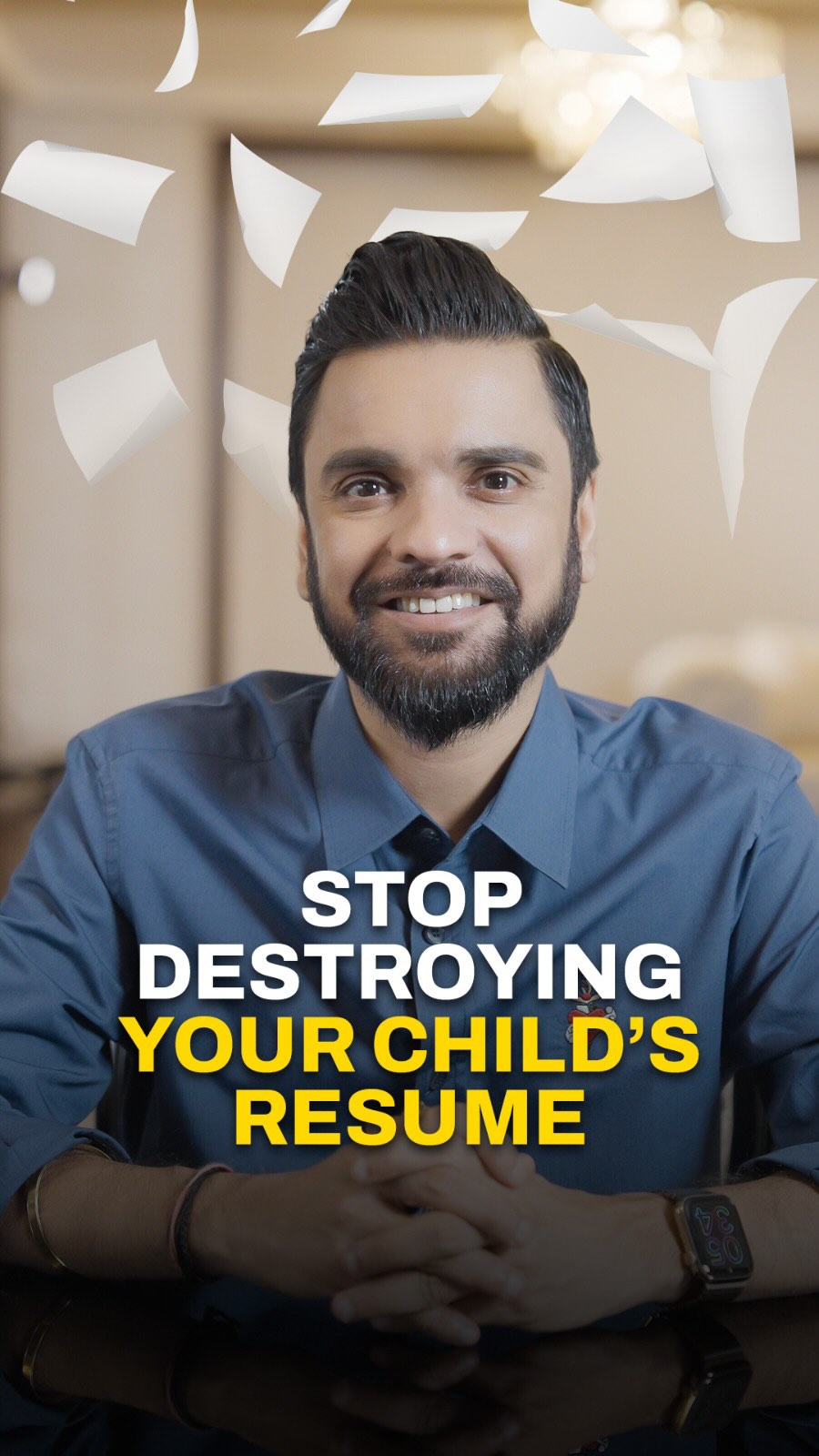Parents stop destroying your child's resume