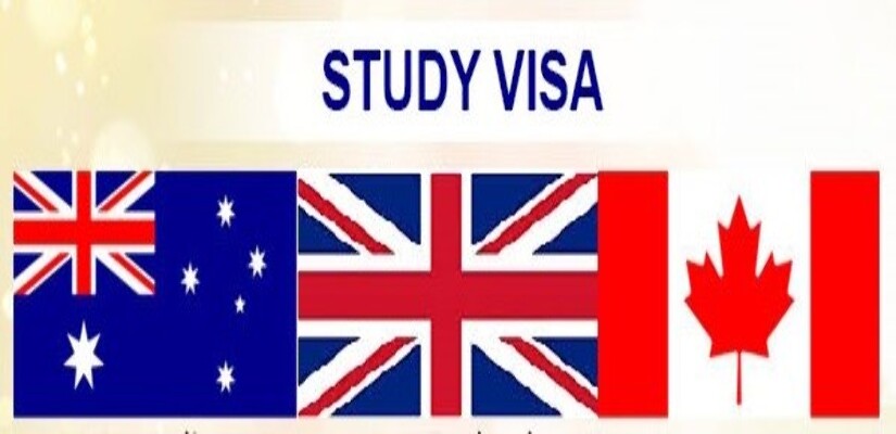 Study visa for Australia, Study visa for UK and Study Visa for Canada